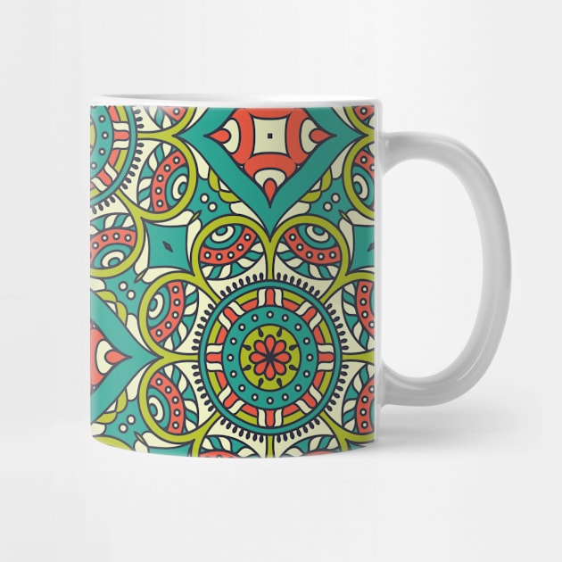 Ornamental floral mandala pattern #3 by GreekTavern